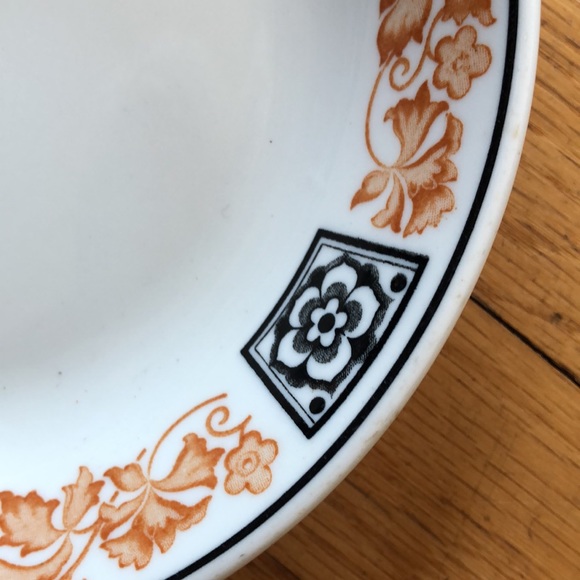 Vintage O.P.CO. SYRACUSE CHINA / set of four bowls / 7.5” diameter - Picture 4 of 6